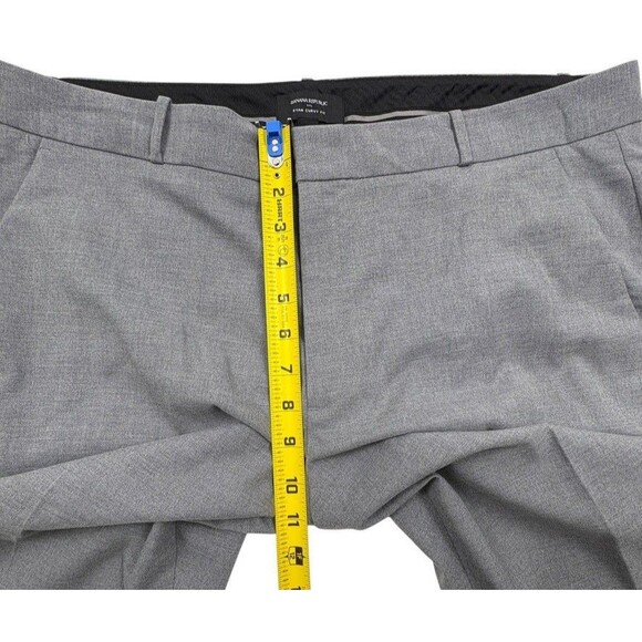 Banana Republic Ryan Curvy Fit Pants Tapered Light Gray Office Work Plus 16 - Picture 10 of 16